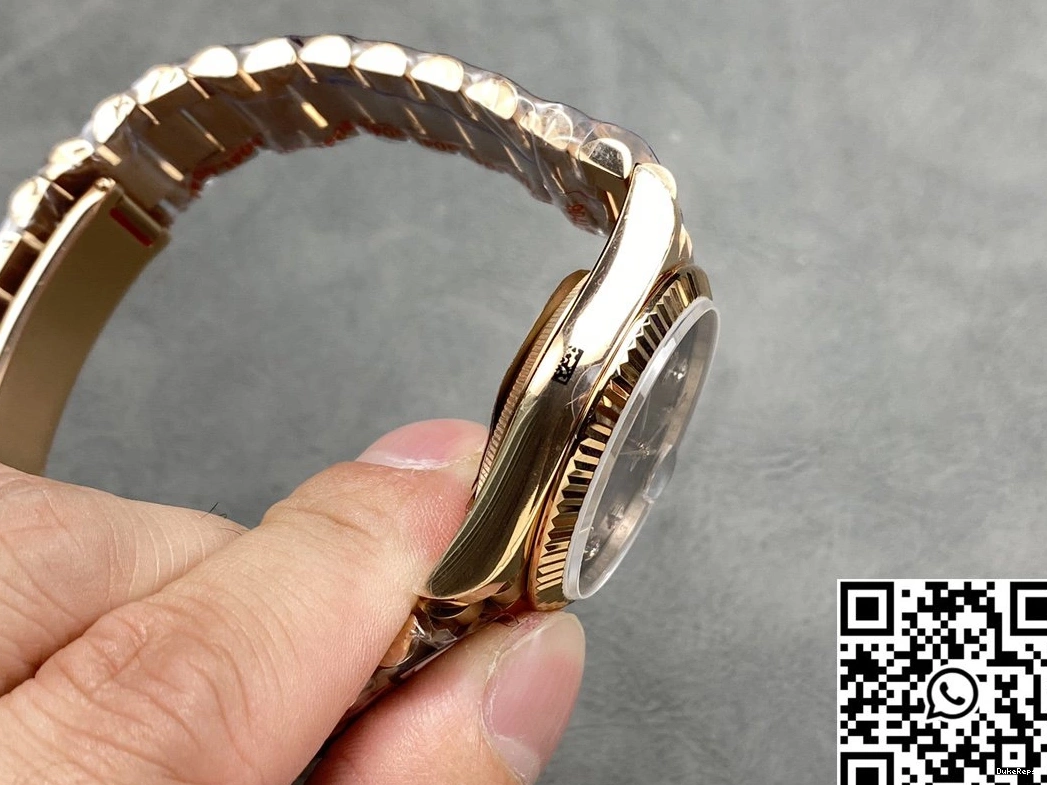 Factory Rolex Chocalate v5 Steel M128235-0037 QF Day Dial 36mm Tungsten Date 0419